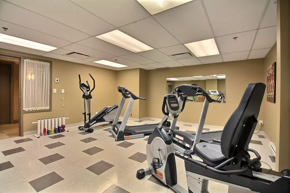 Salle de conditionnement physique gym Chartwell Seigneuries du carrefour résidence pour retraités